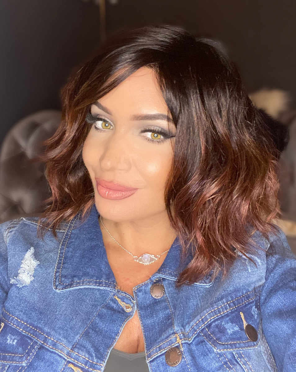 Scarlet Balayage Partial Monofilament Wig 2023 inches (6 Colors!) *Fi