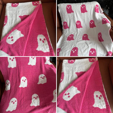 Viral Pink Ghost Blanket