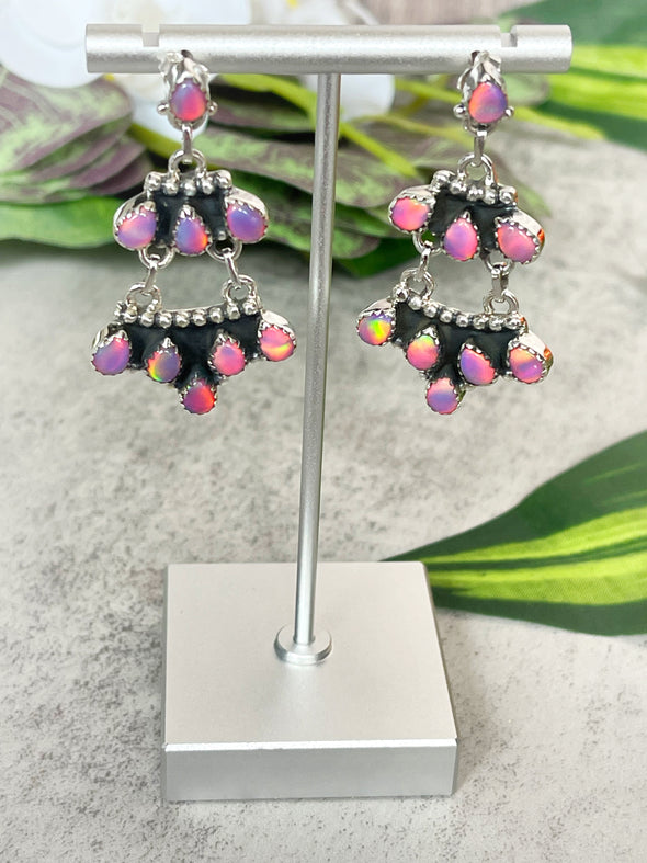 Sterling Silver Chandelier Earrings