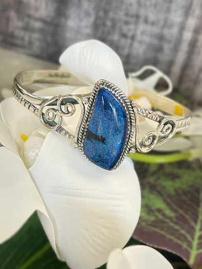 Sterling Silver Sterling Opal Artisan Cuff