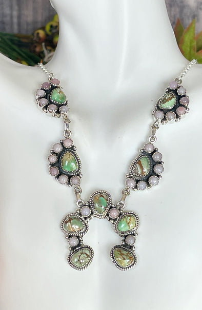 Sterling Silver Custom Multi Blossom Statement Necklace