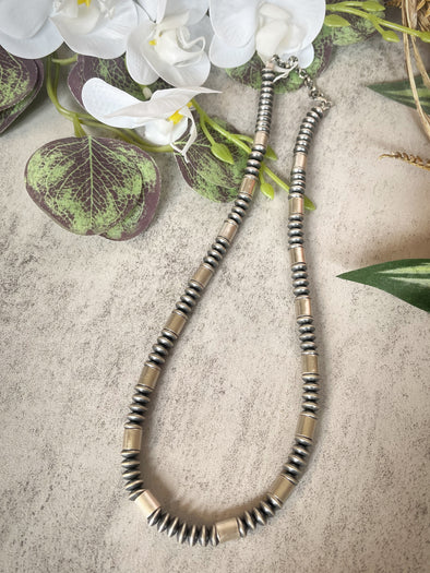 Sterling Silver Desert Pearl/Shells Custom Necklace