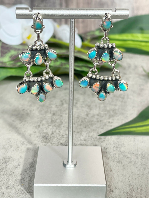 Sterling Silver Chandelier Earrings