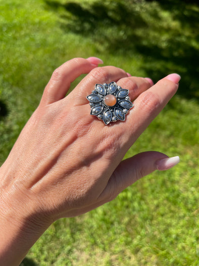 Sterling Silver Custom Silver Work Stone Rings