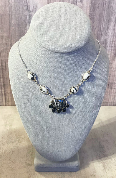 Sterling Silver Oreo/Onyx Custom Necklace