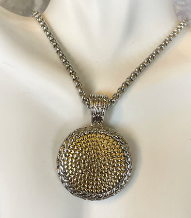 Two Tone Roped Necklace