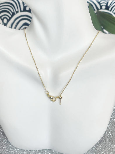 Gold Ball Adjustable Chain