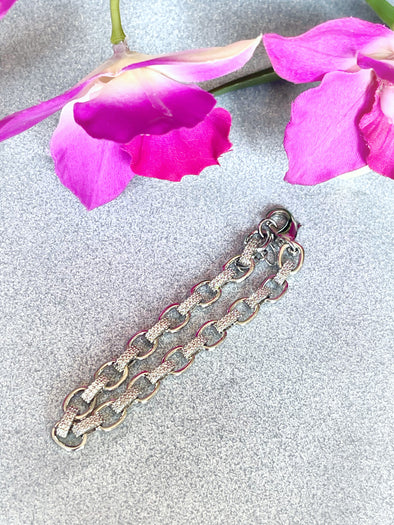 Pave Link Bracelet