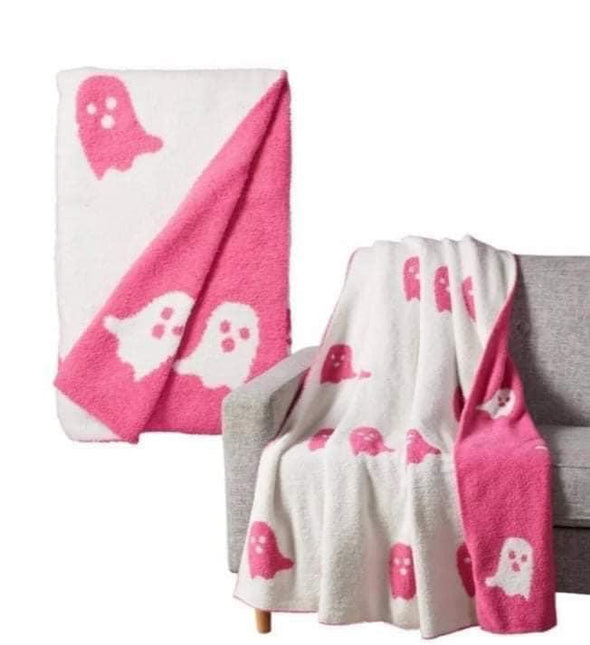 Viral Pink Ghost Blanket