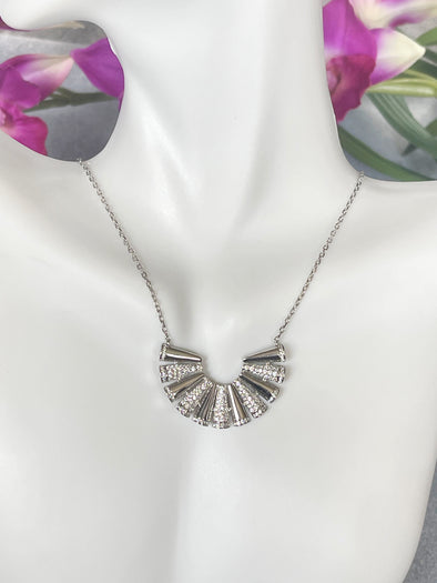 Sterling Silver Grecian Necklace