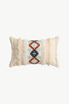 2 Styles Embroidered Fringe Detail Pillow Cover