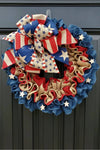 Independence Day Knit Wall Wreath