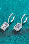 2 Carat Moissanite 925 Sterling Silver Drop Earrings