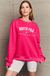 Simply Love Full Size NORTH POLE UNIVERSITY Graphic Sweatshirt