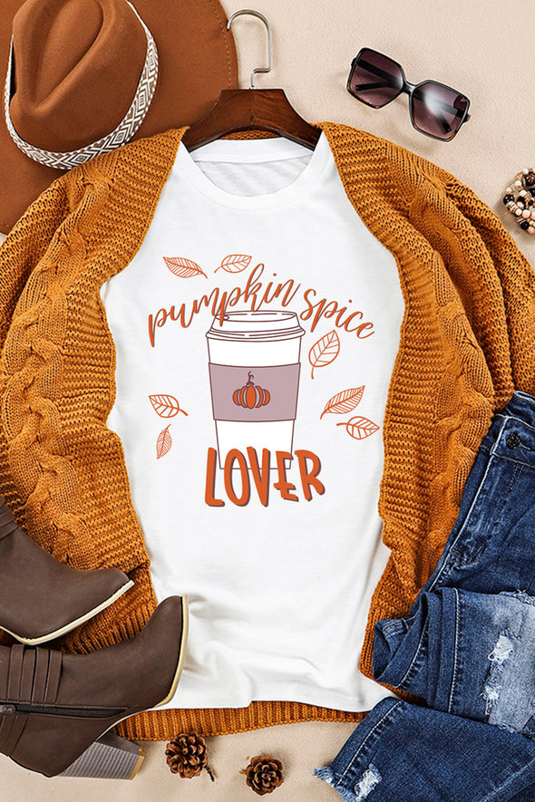 PUMPKIN SPICE LOVER Graphic T-Shirt