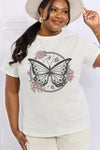 Simply Love Full Size Butterfly Graphic Cotton Tee