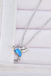 Opal Bird 925 Sterling Silver Necklace