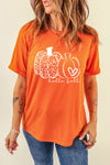 HELLO FALL Pumpkin Graphic T-Shirt