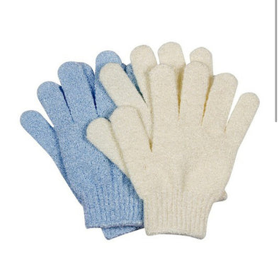 Set Of Two Exfoliating Spa Gloves