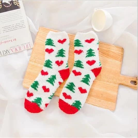Fuzzy Christmas Fuzzy Socks