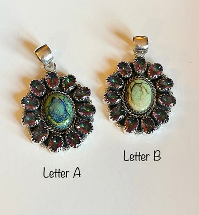 Sterling Silver Sterling Opal/Mystic Pendants