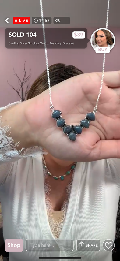 Sterling Silver Multi Stone Custom Necklace