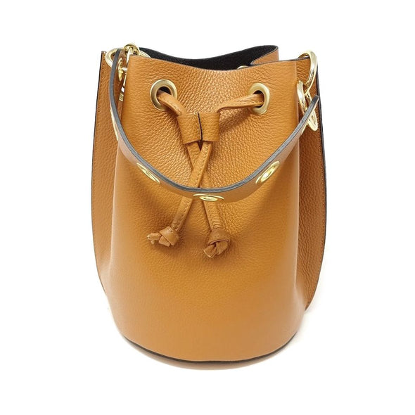 Large Italian Leather Bucket Bags