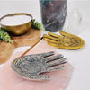 Hand Incense Holder - Silver