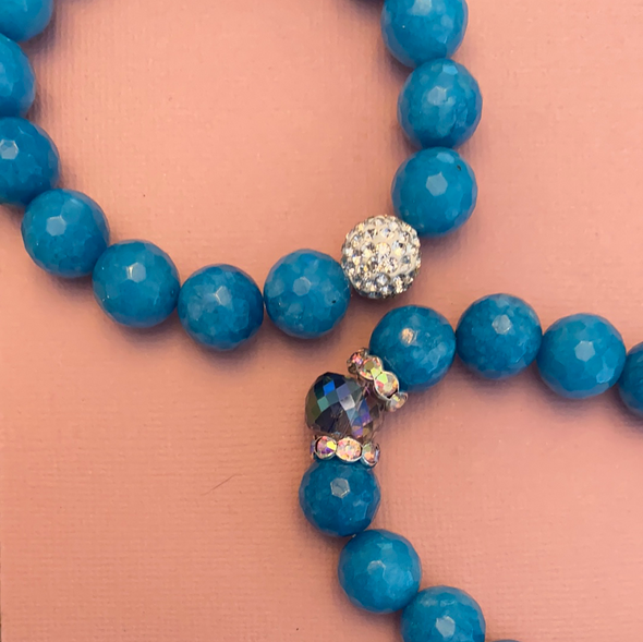 Blue Jade Bracelets