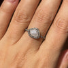 Sterling Silver Italian Made CZ Dainty Ring