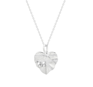 Sterling Silver Leaf Necklace