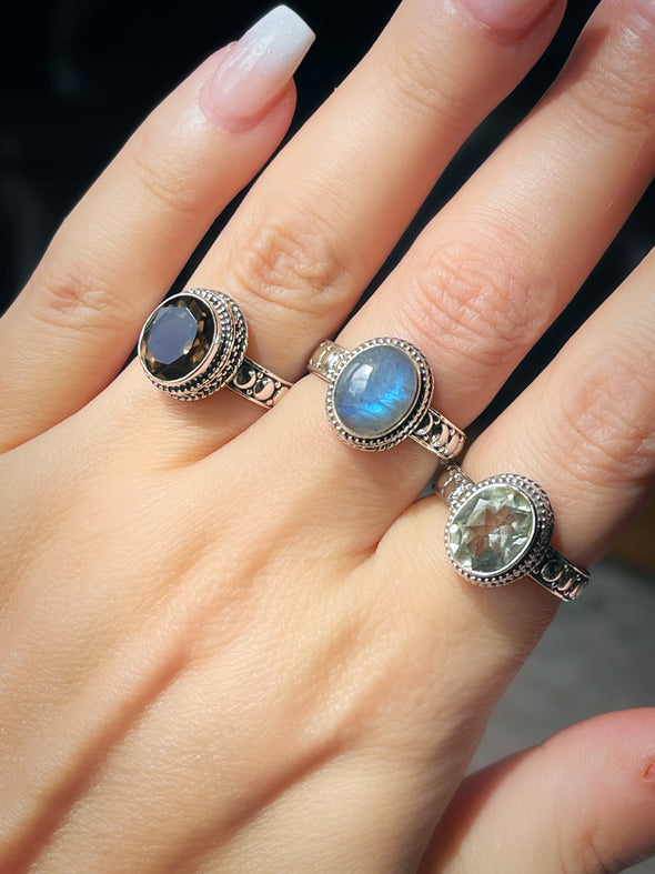 STERLING SILVER BOHO ARTISAN DESIGNED RINGS