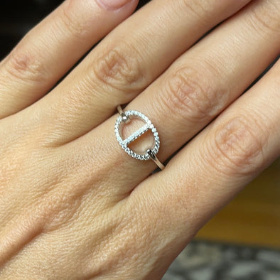 Sterling Silver Italian Link Ring