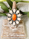 Sterling Silver Sponge Coral/Wild Hors Custom Ring