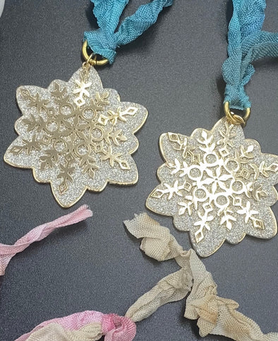 Pave Hand Made Christmas Ornaments