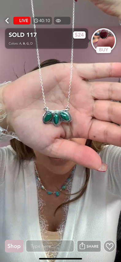Sterling Silver Triple Stone Custom Necklace