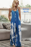 Tie-Dye Spaghetti Strap Jumpsuit with Pockets