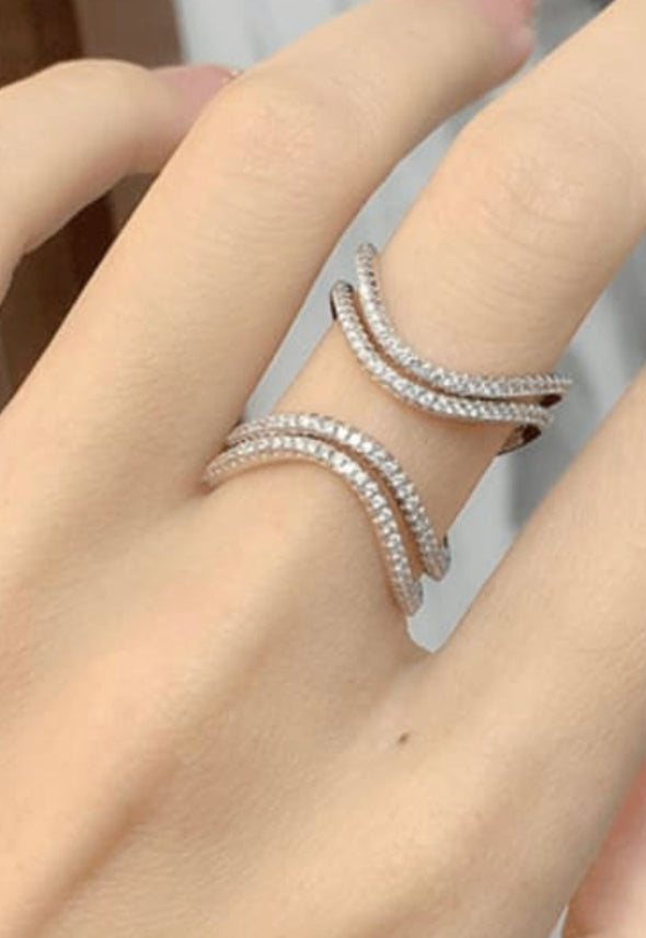Sterling Silver Open Statement Ring