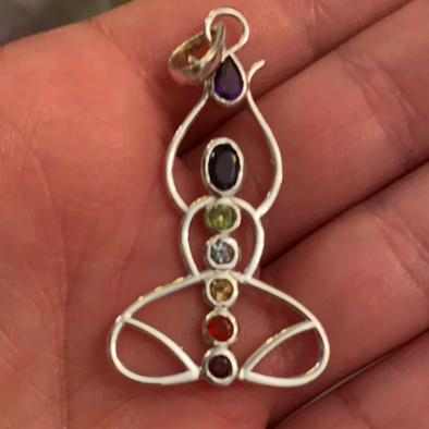 Sterling Silver Chakra Pendant