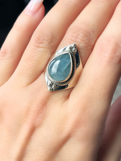 STERLING SILVER ARTISAN BOLD GEM RINGS