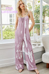 Tie-Dye Spaghetti Strap Jumpsuit with Pockets