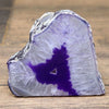 Natural Agate Purple Candle Holder | Gemstone Candle Holders