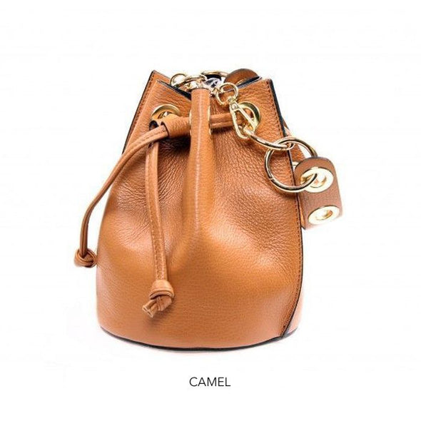 Large Italian Leather Bucket Bags