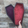 Velvet Coffin Trinket Box