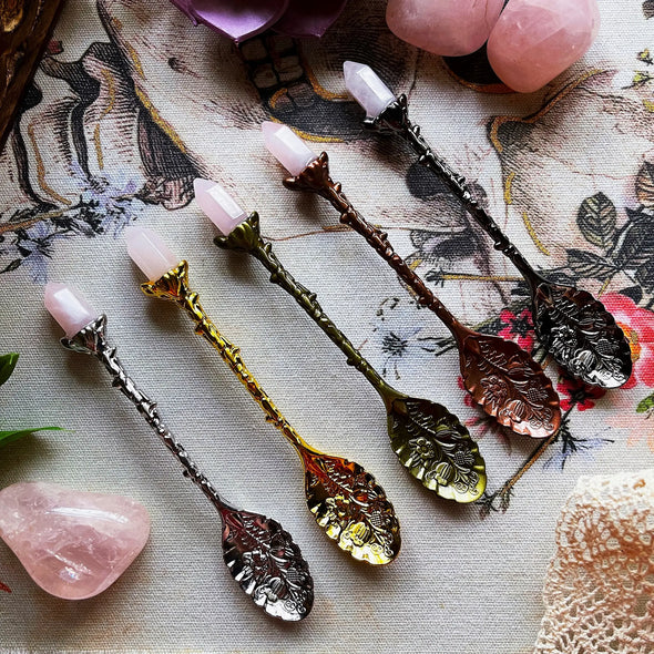 Crystal Witchy Herb / Apothecary Spoons