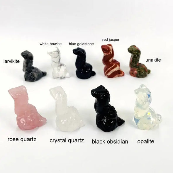 Gemstone Snakes - Carved Mini Snake -