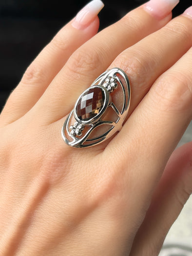 STERLING SILVER ARTISAN GEM RINGS