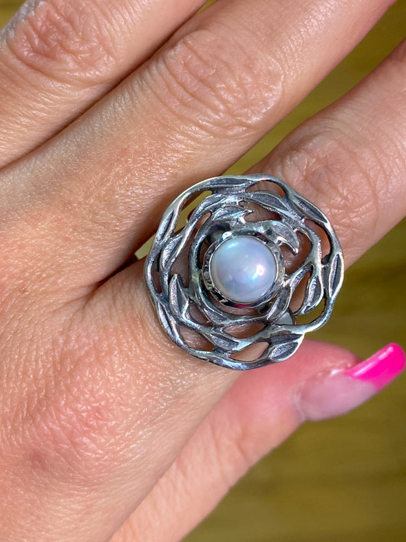 Sterling Silver Swirl Ring