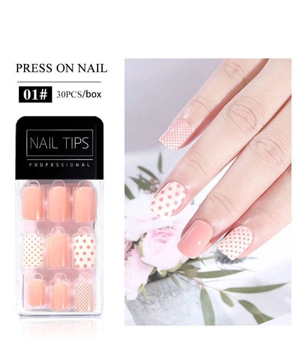 PRESS ON GEL MANICURE