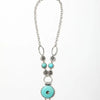 Eyelet Howlite Turquoise Necklace